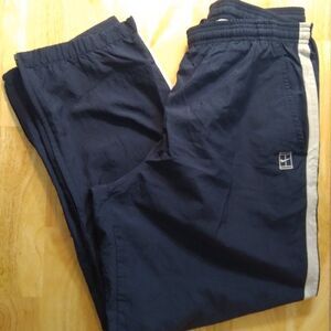 Vintage Nike Tennis Striped Mesh Lined Wind Pants Joggers Trainers